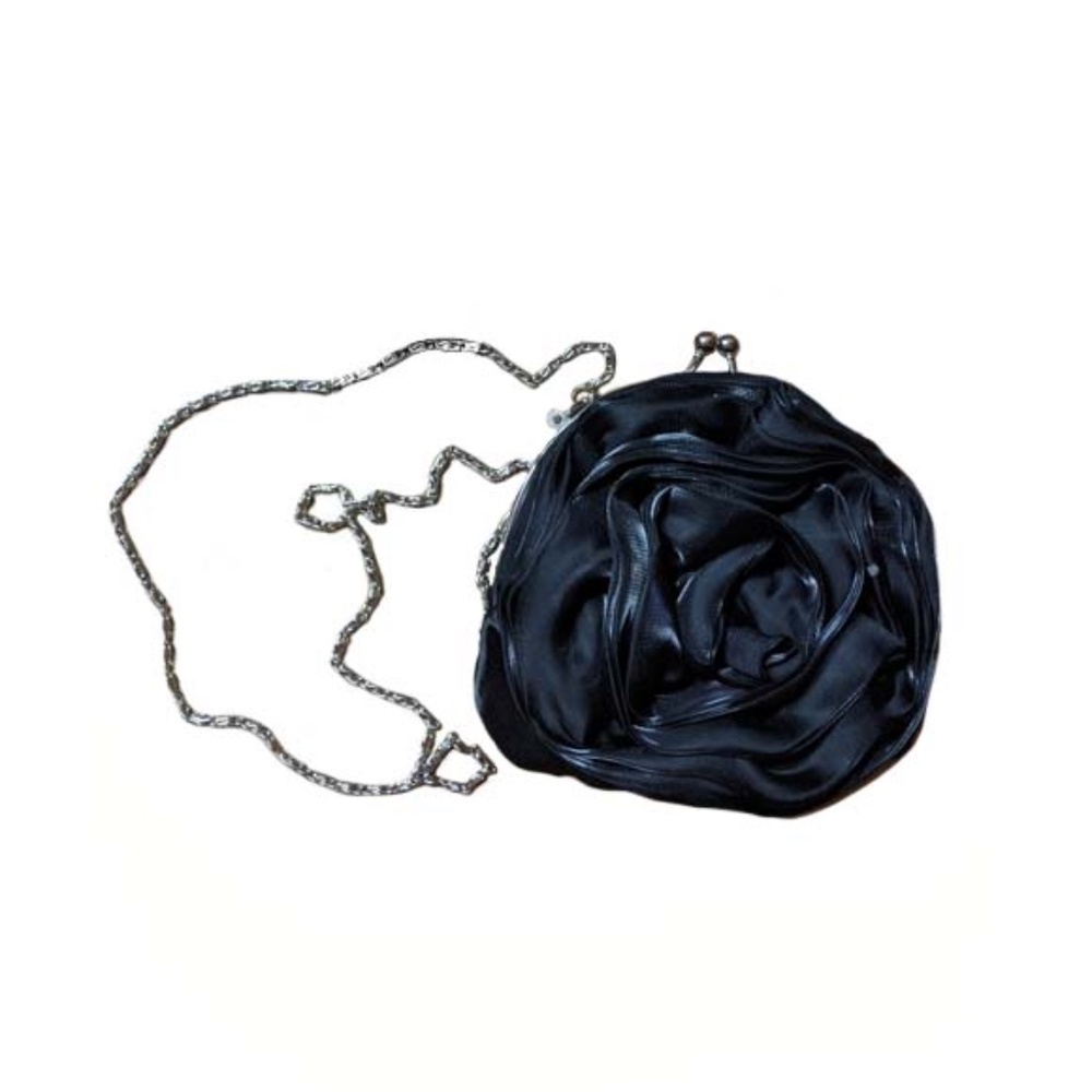 Sculptural Rose Clutch / Crossbody - Flower Formal Bag